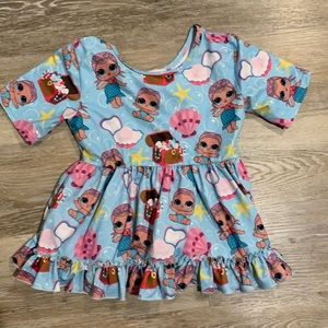 Custom LOL print knit top